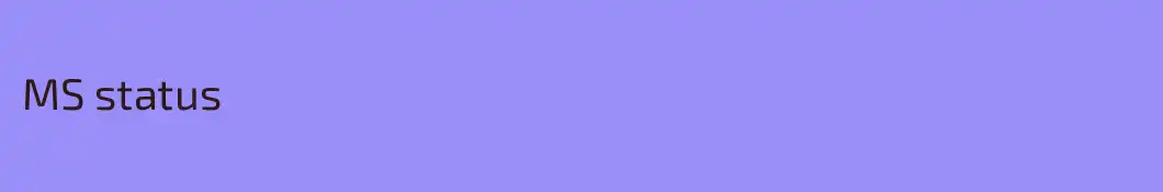 MS status